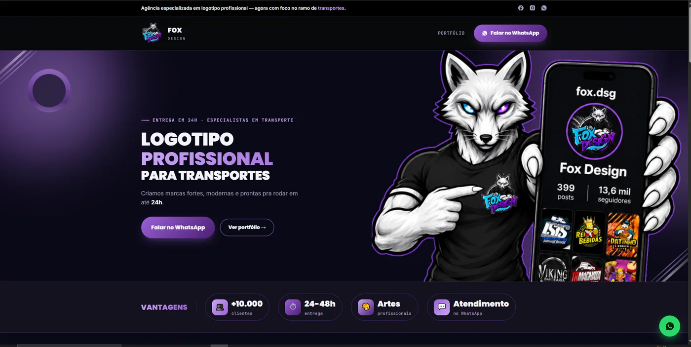 Site da Fox Design
